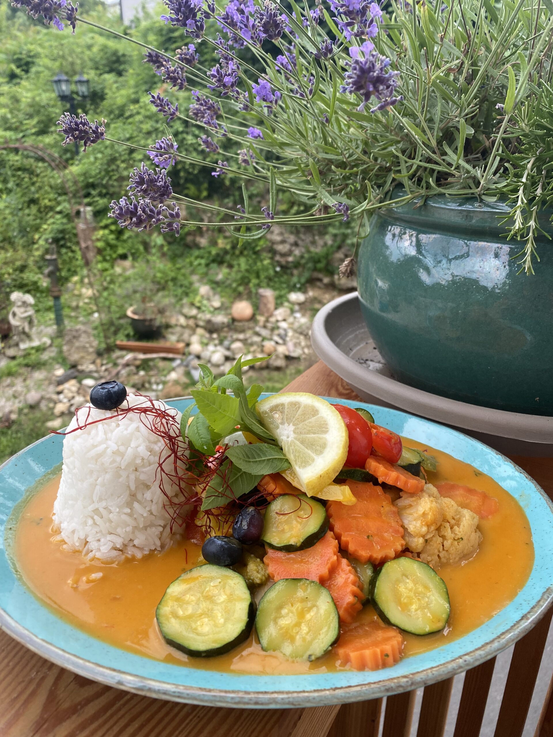 Start 8 Spezialität Thai Curry vegan vom Gasthaus Bartsch